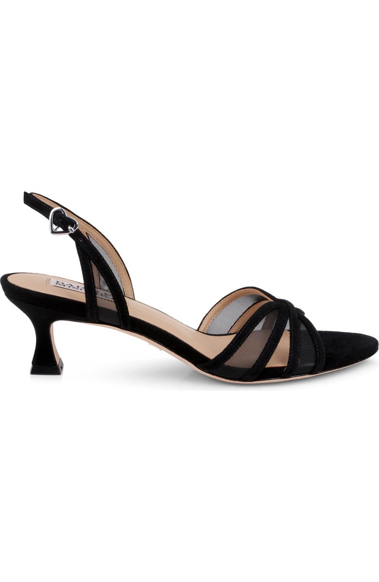 Badgley Mischka Collection Yoana Sandal, Alternate, color, Black Suede
