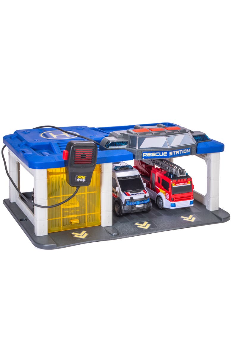 Dickie Toys HK Ltd Rescue Station Play Vehicles, Alternate, color, Multicolored