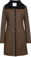 Courrèges High Collar Houndstooth Coat