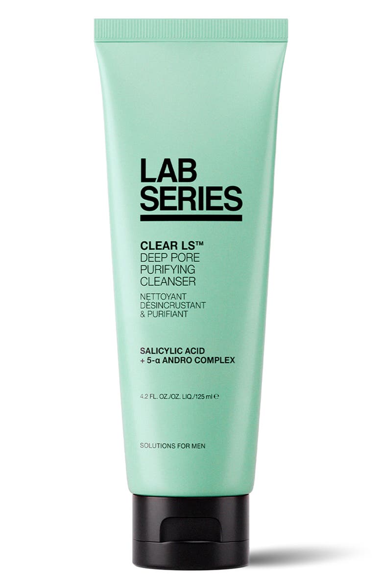Lab Series Skincare for Men Clear LS Deep Pore Purifying Gel Face Wash, Main, color, 