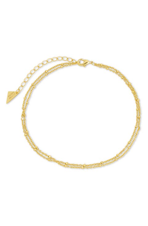 Alison Layered Chain Anklet
