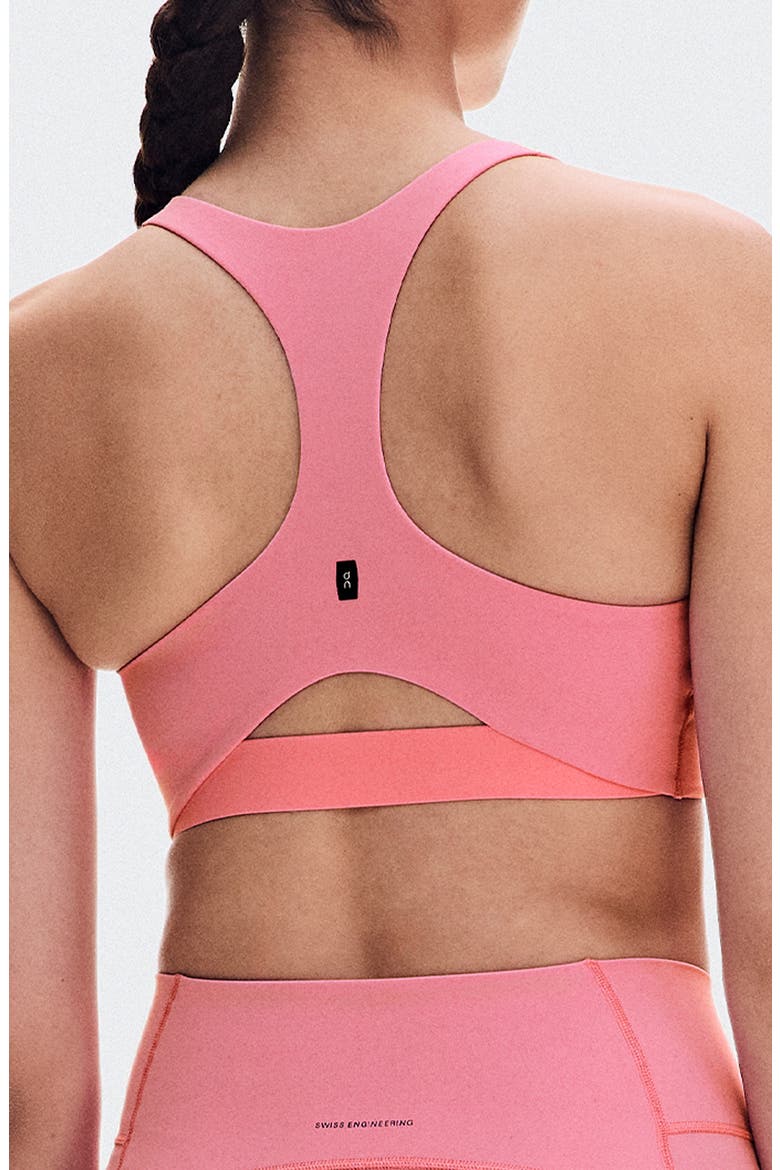 Studio Racerback Sports Bra, Alternate, color, MAGNOLIA