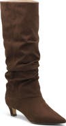 Charles David Access Slouch Pointed Toe Kitten Heel Boot