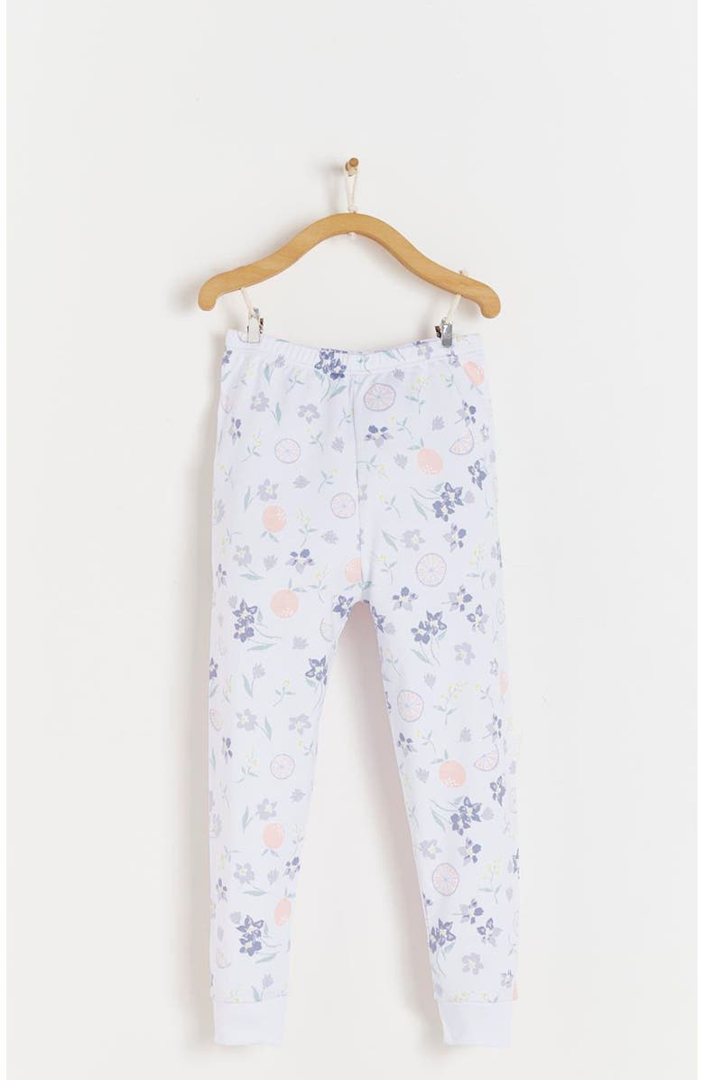 Babycottons Premium Peruvian Pima Cotton Orange Snug Two-Piece Pajamas For Toddler, Alternate, color, 