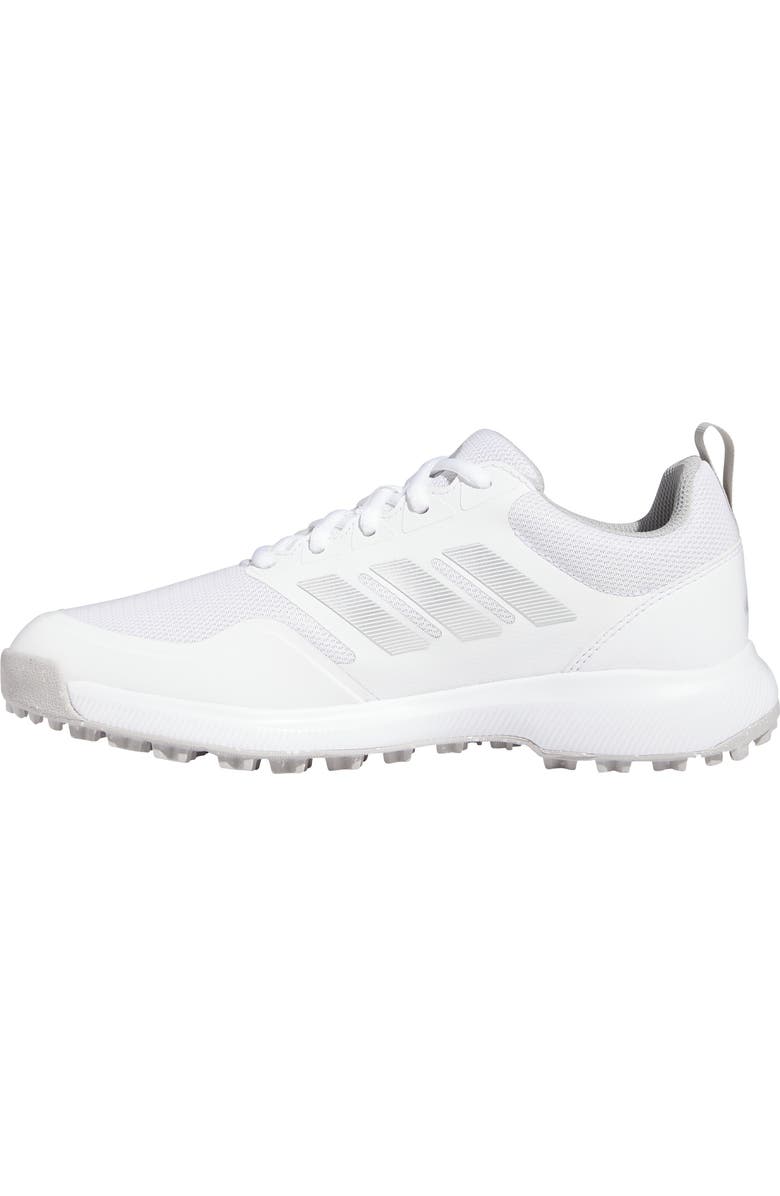 adidas Tech Response 3.0 Water Resistant Golf Shoe, Alternate, color, White/ Grey/ Silver Metallic