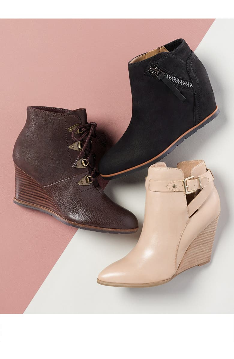 Franco Sarto 'Derby' Wedge Bootie, Alternate, color,