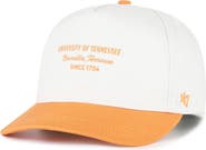 '47 Men's '47 White Tennessee Volunteers Contemporary Basics Two-Tone Hitch Adjustable Hat