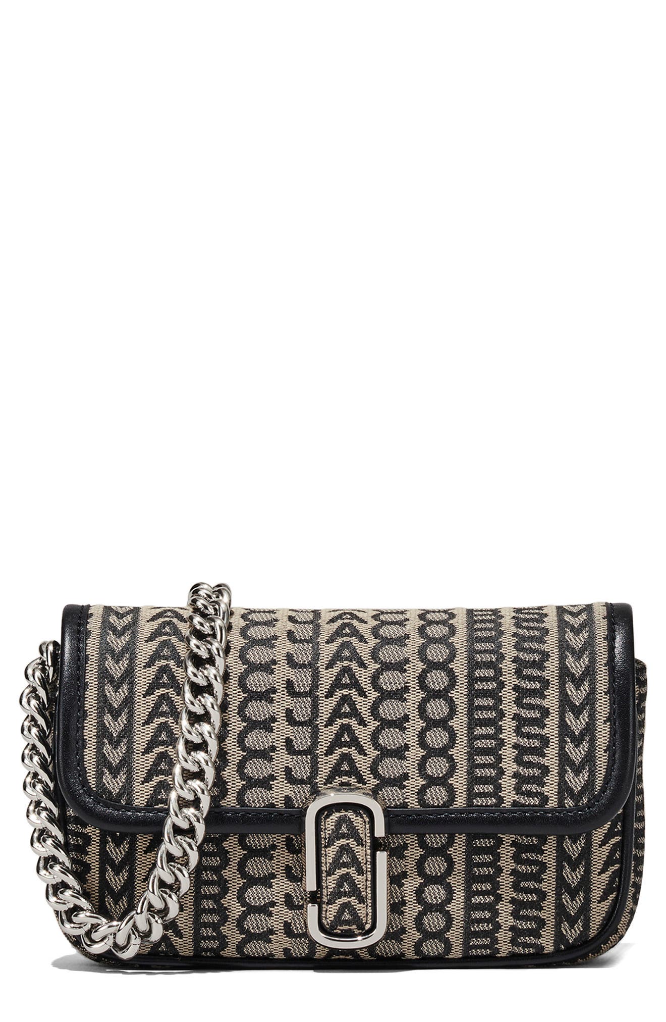 Marc Jacobs The Mini J Marc Soft Shoulder Bag, Main, color, 