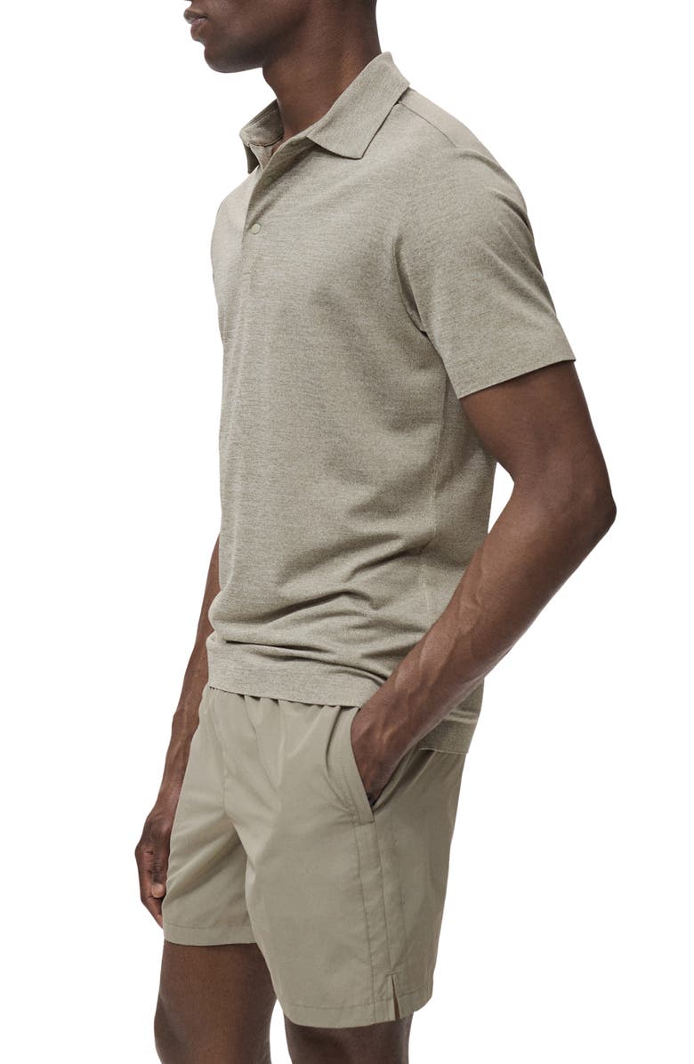 MANGO CoolMax<sup>®</sup> Slim Fit Polo, Alternate, color, Medium Green