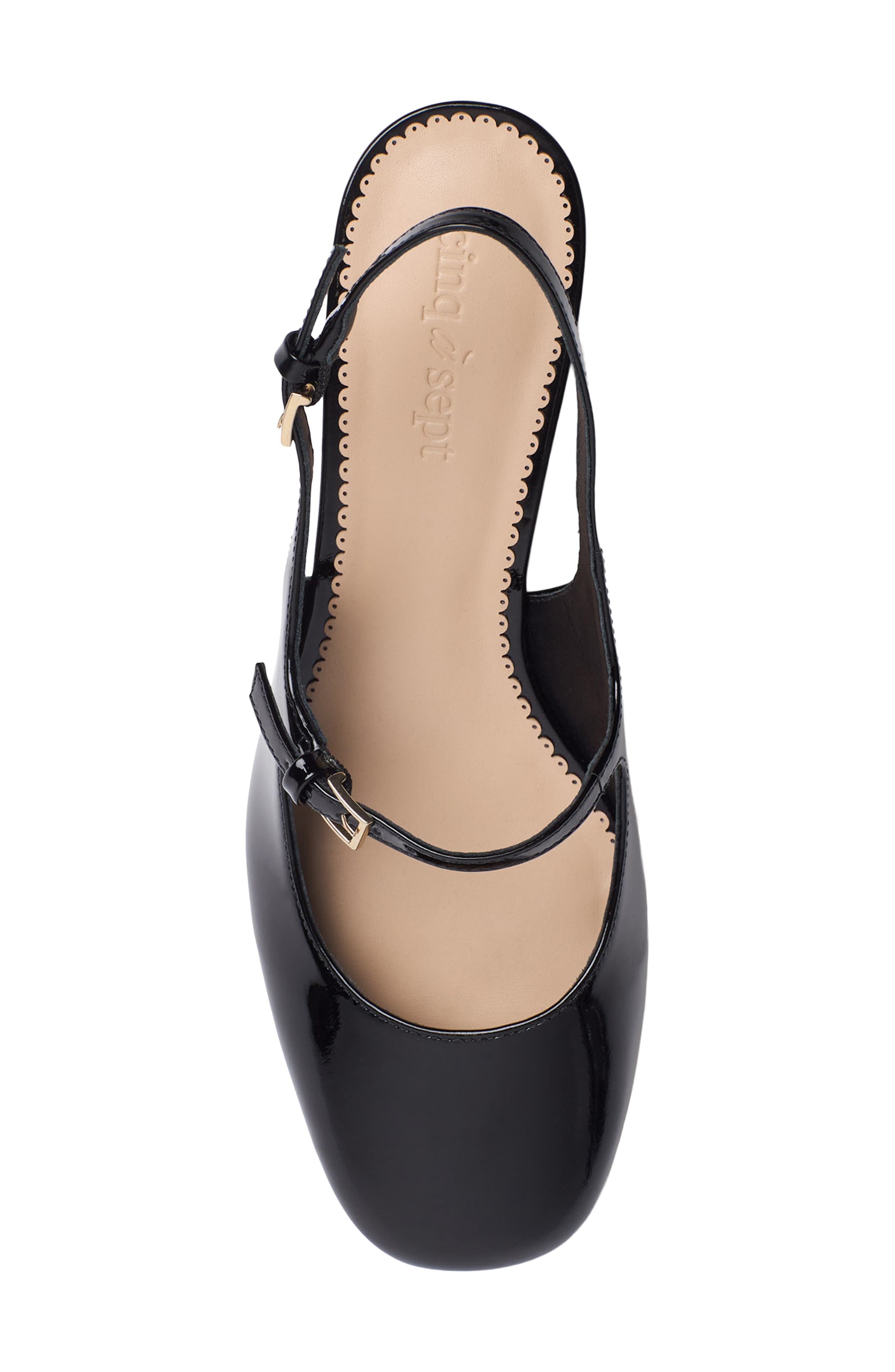 Cinq à Sept Diana Slingback Block Heel Pump, Alternate, color, Black