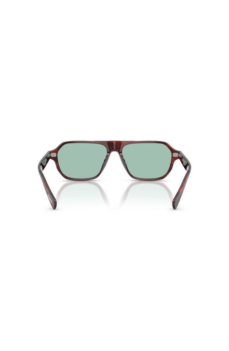 Oliver Peoples 56mm Irregular optical glasses, Alternate, color, Brown
