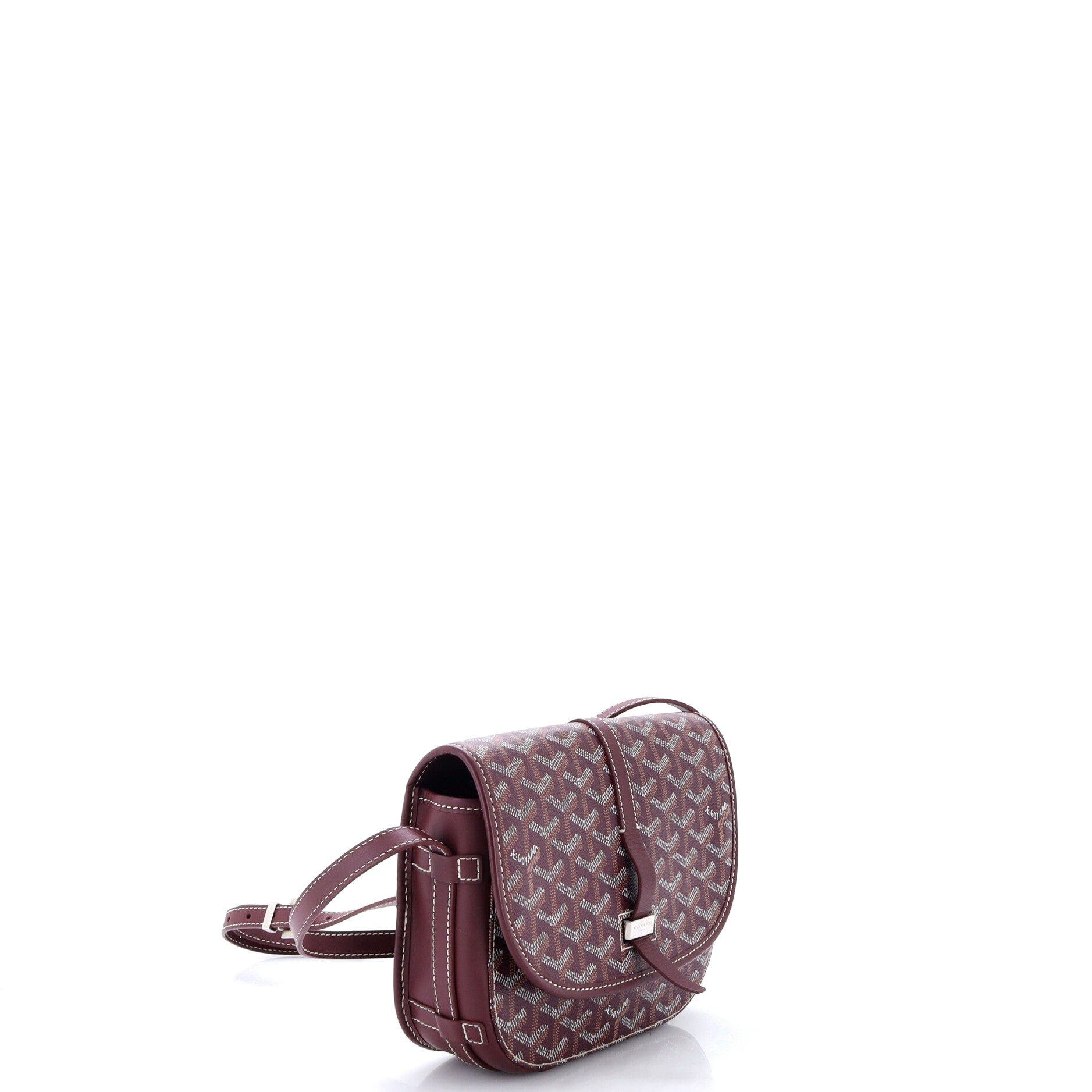 Belvedere II Messenger Bag Coated Canvas PM, Alternate, color, Burgundy