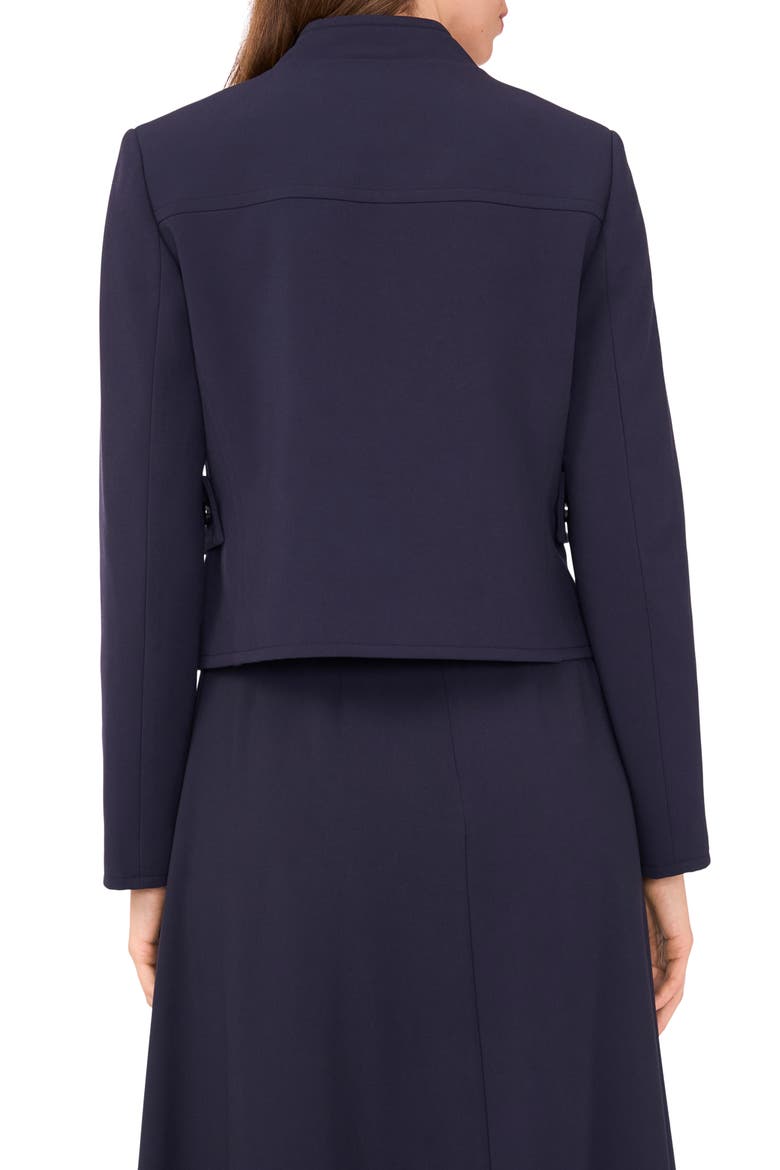 Double Breasted Crop Blazer, Alternate, color, NAVY DEPTHS
