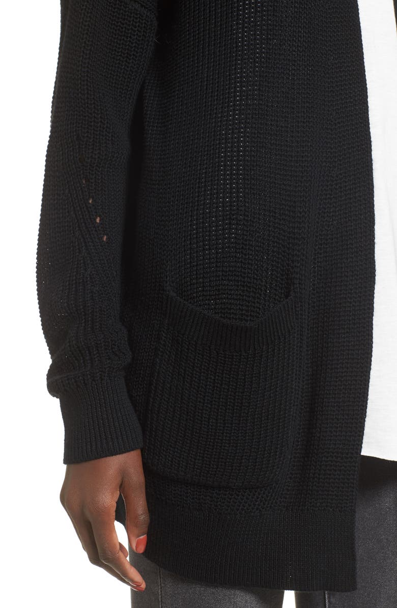 BP. Open Front Cotton Cardigan, Alternate, color,