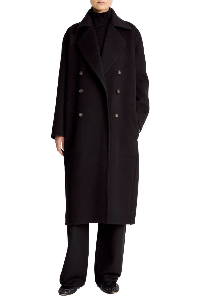 Vince Double Breasted Wool Blend Coat (Women) | Nordstrom