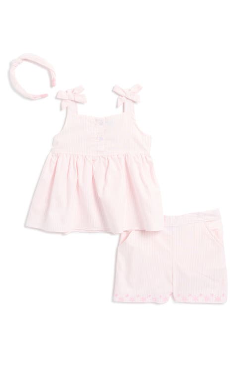 Kids' Cotton Top, Shorts & Headband Set (Toddler & Little Kid)