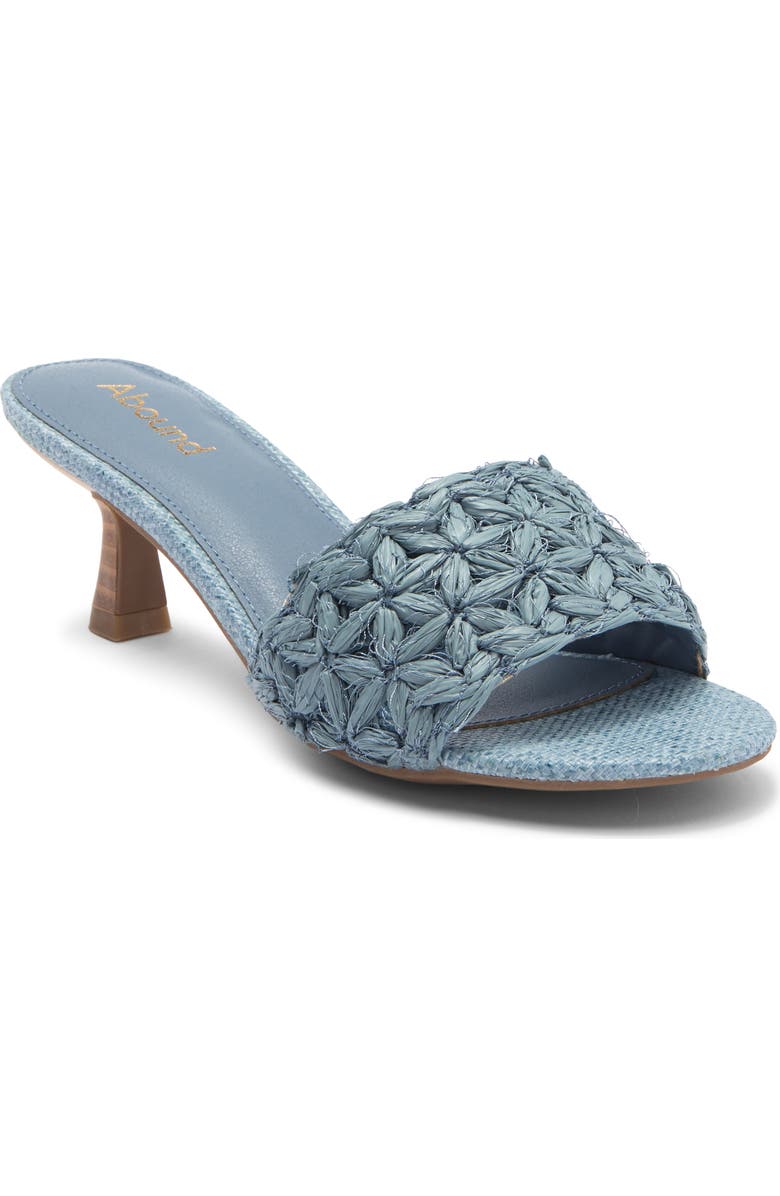 Abound Audrina Kitten Heel Sandal, Main, color, Blue Denim