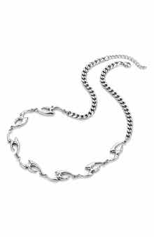 Flame Link Chain Necklace