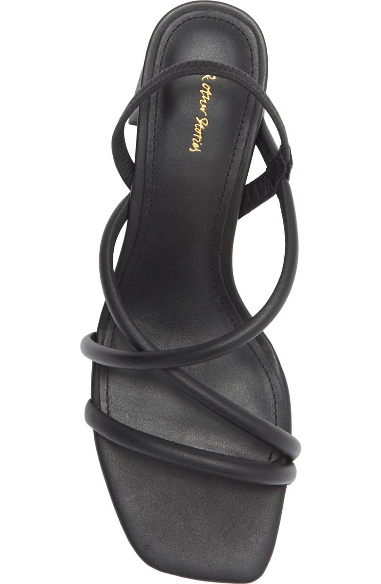 & Other Stories Strappy Slingback Sandal, Alternate, color, Black