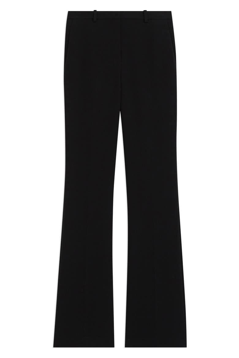 Slim Fit Flare Trousers, Alternate, color, BLACK