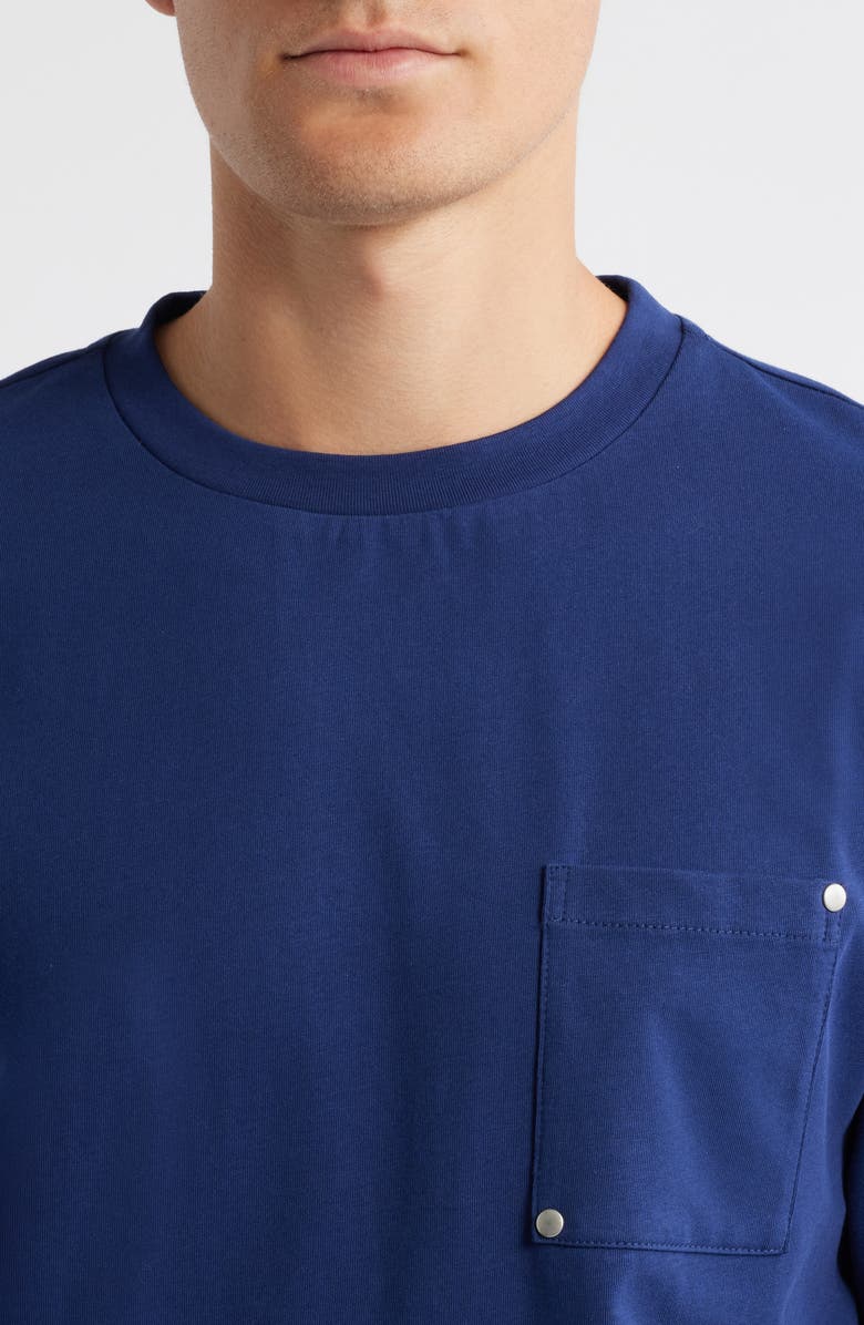 KROST Rivet Pocket T-Shirt, Alternate, color, Dark Navy
