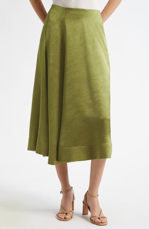 Vince Satin Midi Skirt