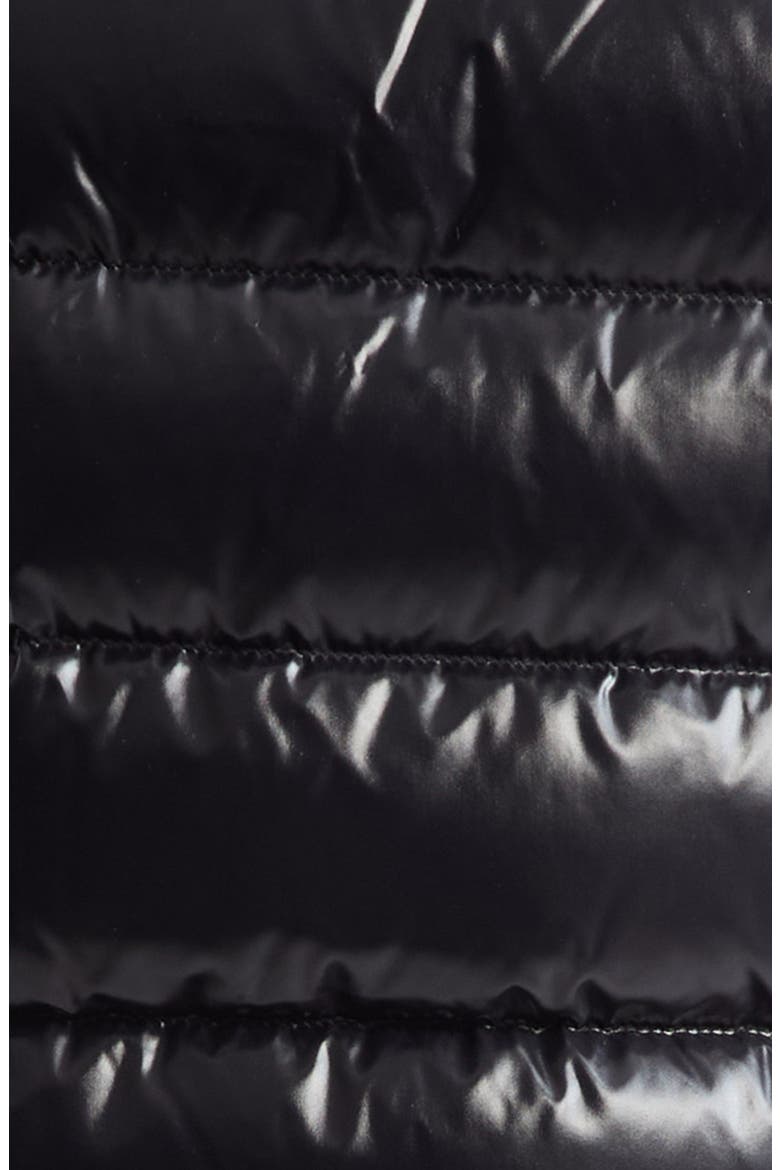 Ghany Mock Neck Down Puffer Vest, Alternate, color, BLACK/ BLACK