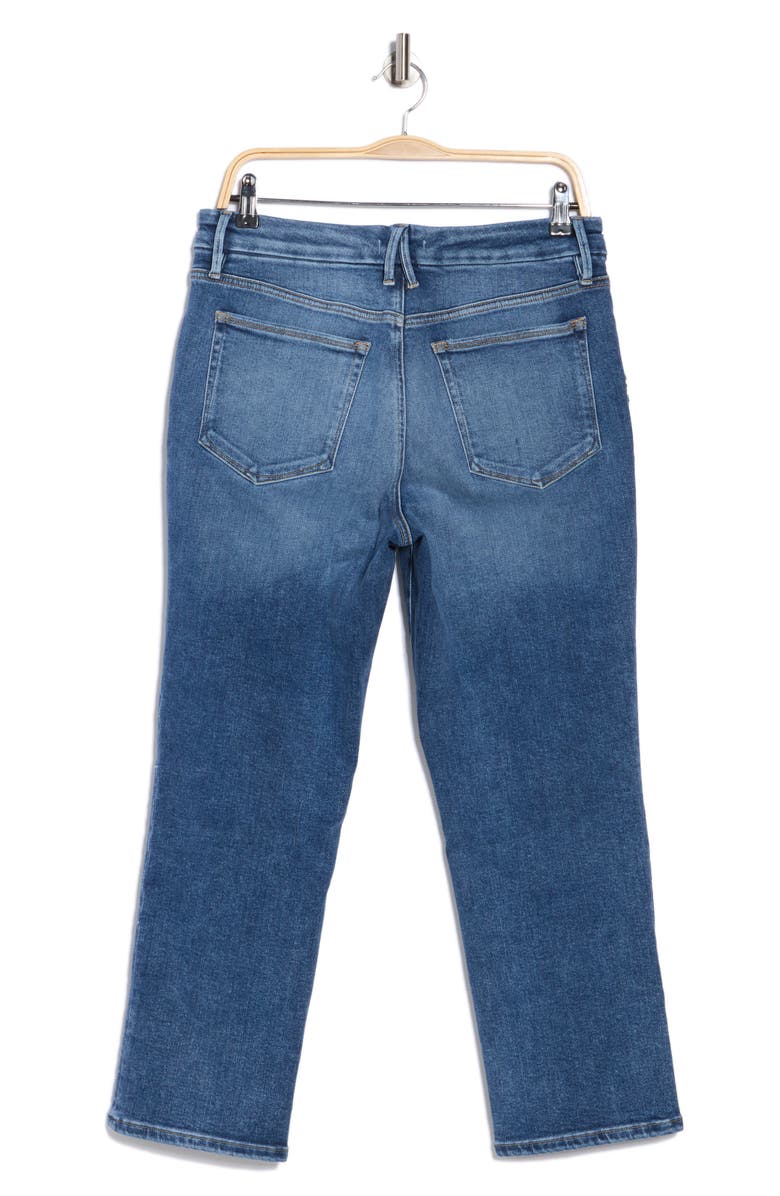 Good American Good Crop Straight Leg Jeans, Alternate, color,