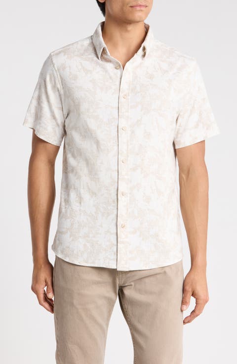 Silas Short Sleeve Stretch Button-Up Shirt