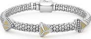 LAGOS KSL Three Pyramid Station Rope Bracelet