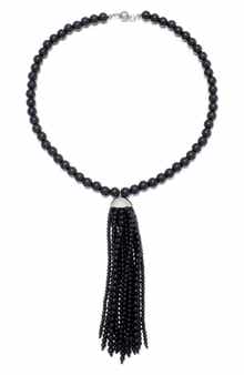 Beaded Tassel Necklace