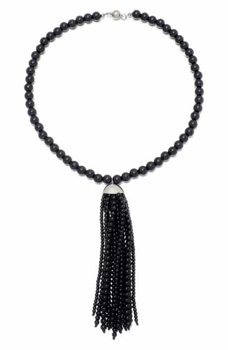 Beaded Tassel Necklace