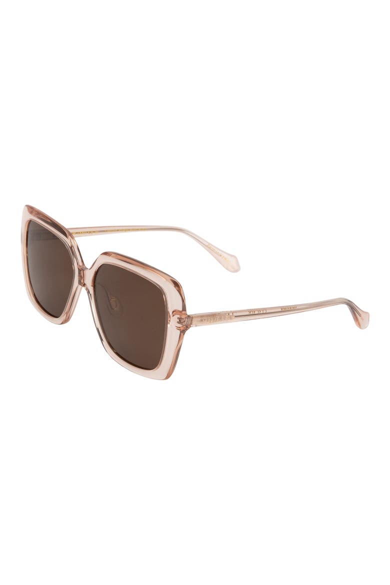 Lani Polarized ContourBridge™ Square Sunglasses, Alternate, color, GUAVA MIMOSA