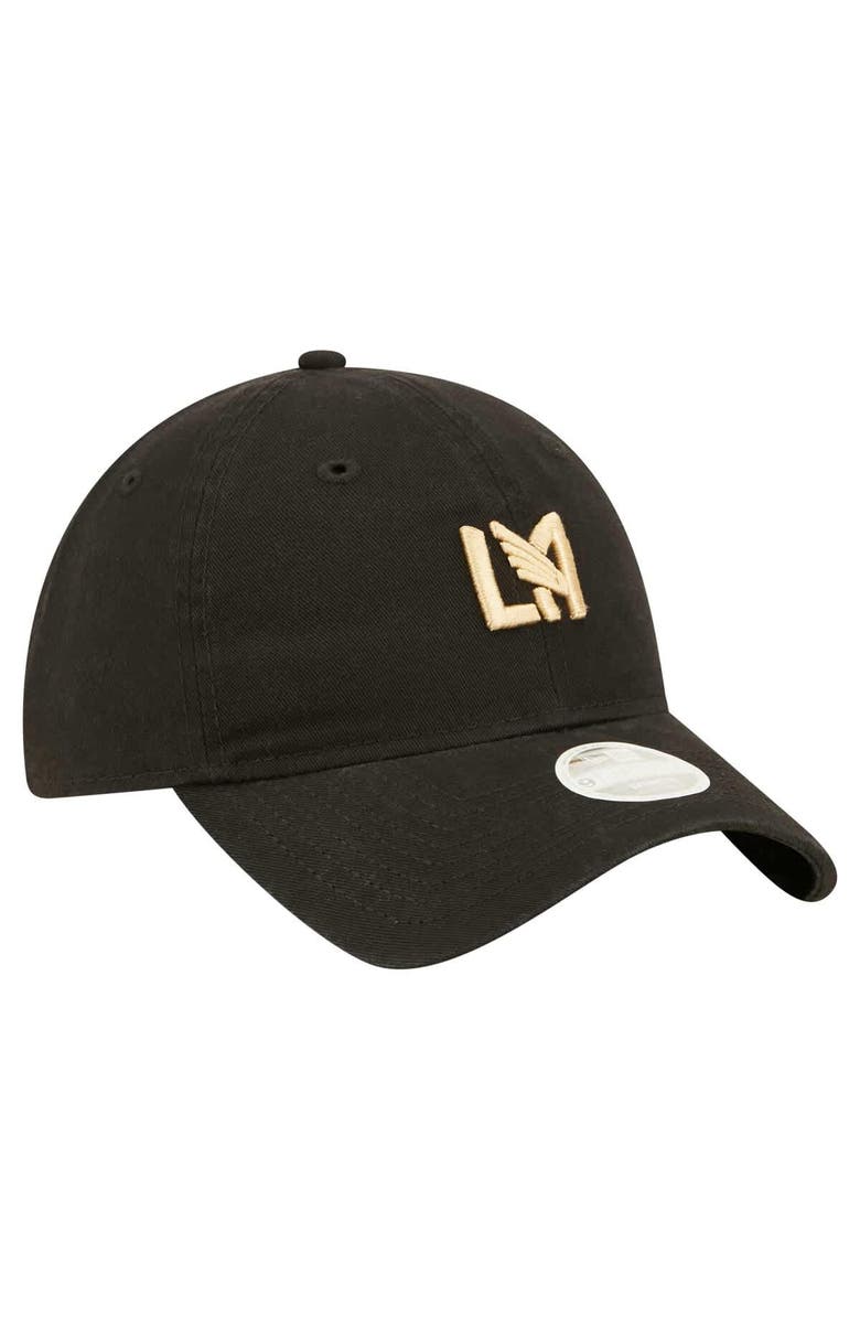 New Era Women's New Era Black LAFC Icon 9TWENTY Adjustable Hat, Alternate, color,