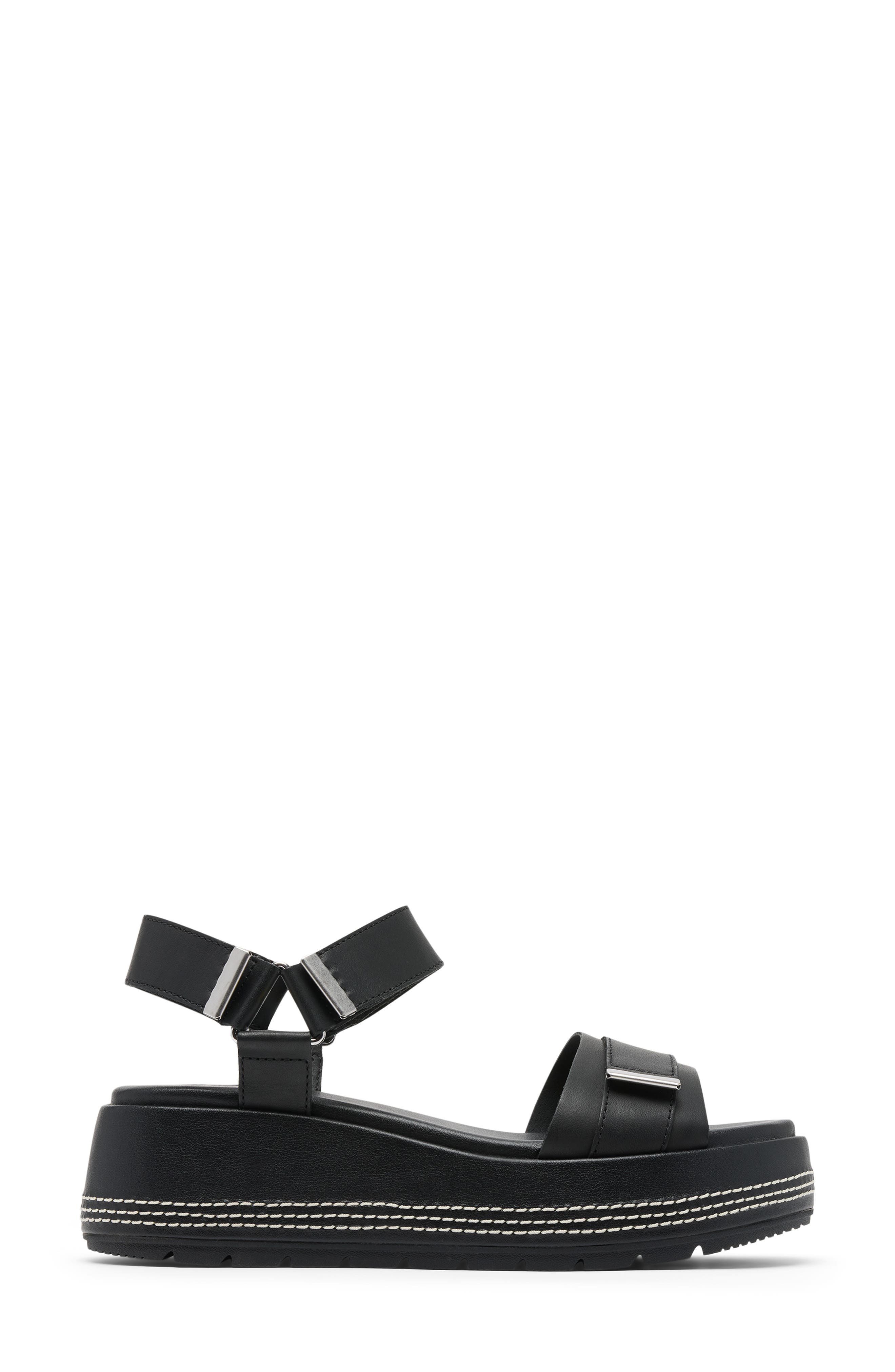 SOREL Sunpeak Ankle Strap Platform Sandal, Alternate, color, 