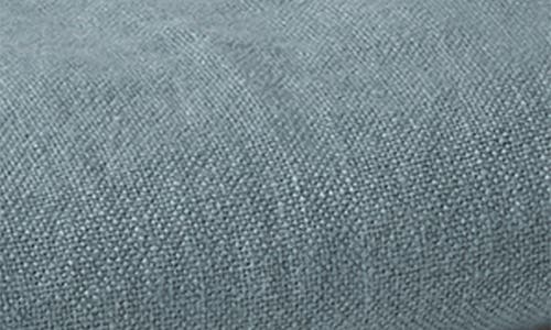 Coyuchi Helena Organic Linen Throw Blanket In Blue