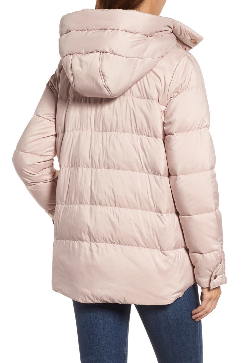 Hooded Puffer Jacket, Alternate, color, PETAL PINK