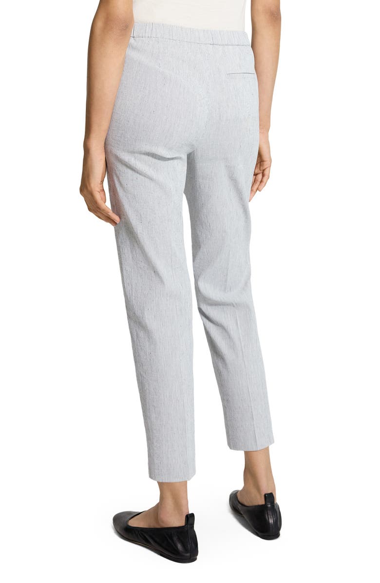 Theory Treeca Pull-On Pants, Alternate, color, Black Multi