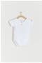 Premium Peruvian Pima Cotton Essentials Mandarin Collar Bodysuit for Infant