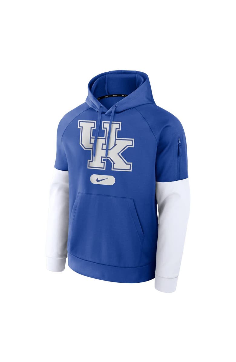 Nike Men's Nike Royal Kentucky Wildcats Fitness Performance Pullover Hoodie, Alternate, color, Royal