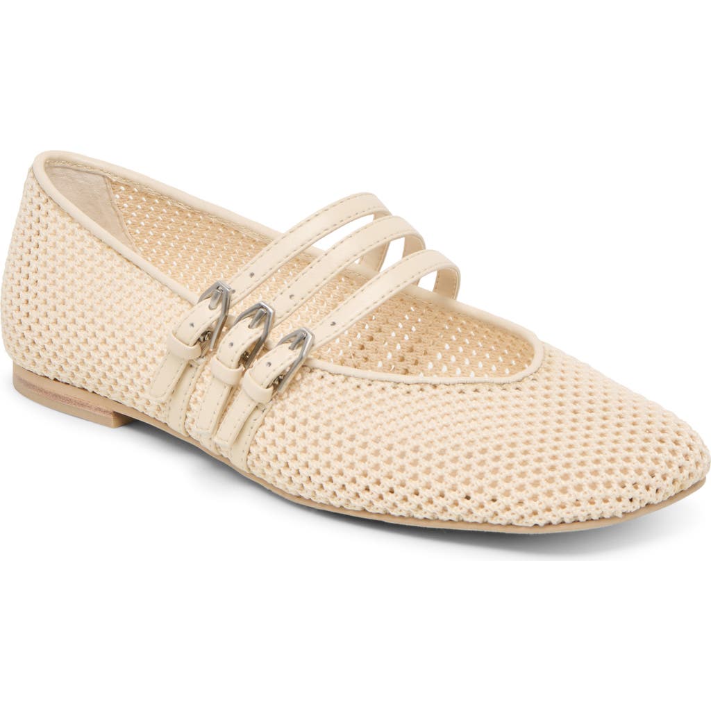 Dolce Vita Alisen Mesh Mary Jane Flat In Animal Print
