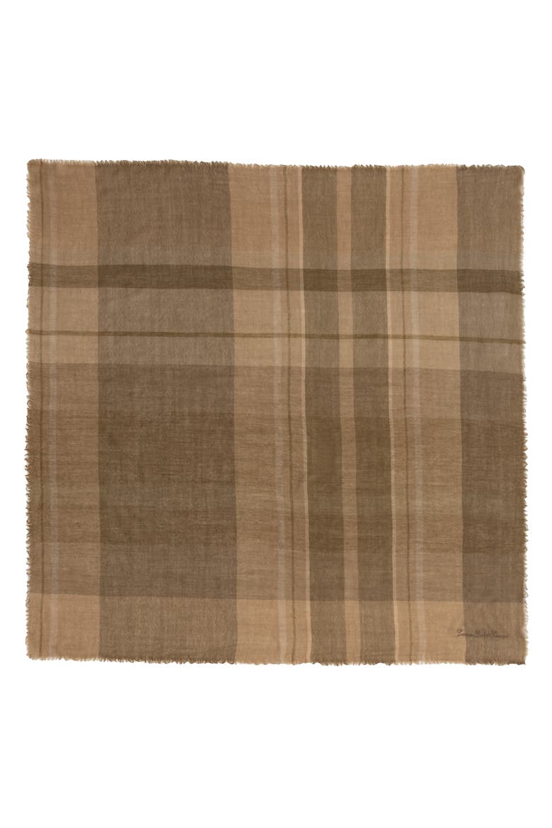 Woven Plaid Square, Alternate, color, Taupe