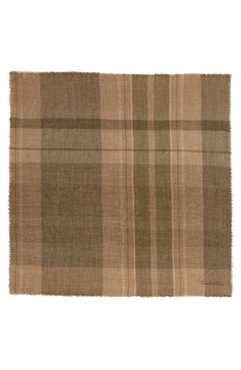 ZZDNU Lauren Ralplh Lauren Woven Plaid Square, Alternate, color, Taupe