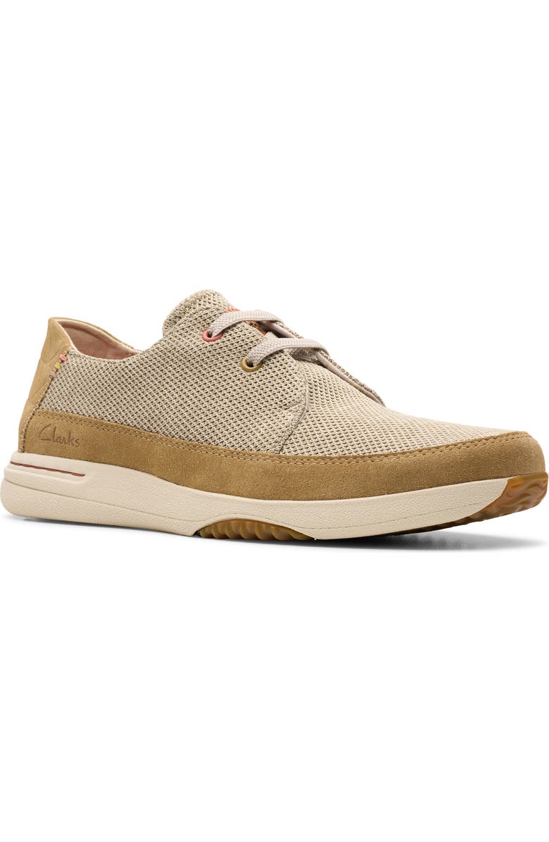 Clarks<sup>®</sup> Easeway Lace-Up Sneaker, Main, color, Sand Combi