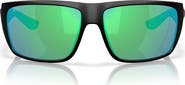 Costa Del Mar 64mm Polarized Rectangular Sunglasses
