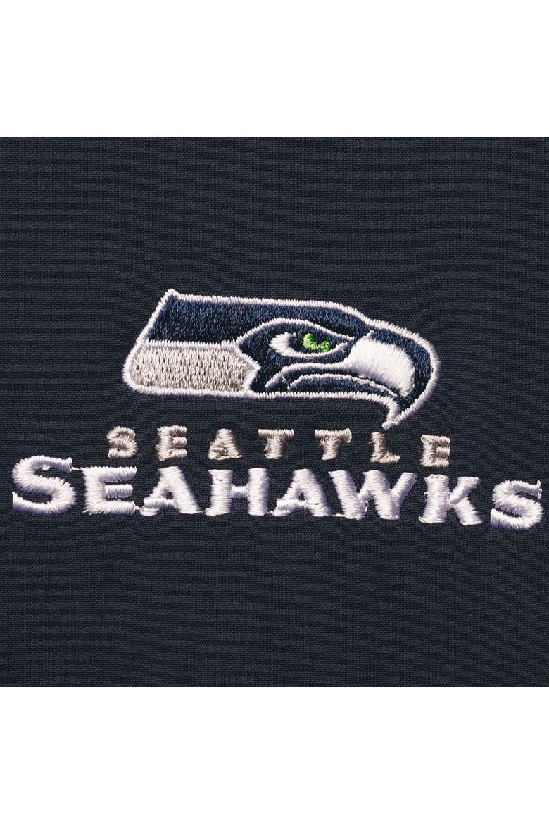 Men's Dunbrooke College Navy/Neon Green Seattle Seahawks Big & Tall Alpha Full-Zip Hoodie Jacket, Alternate, color, Navy