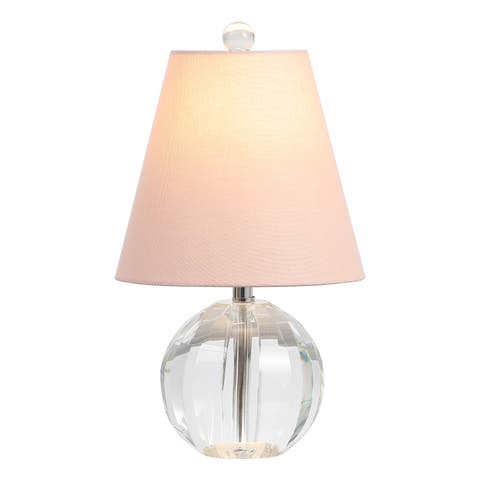 Goddard 16" Crystal Ball/Metal LED Table Lamp