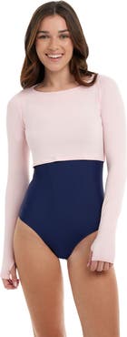 BloqUV Women's Long Sleeve Crop Top Shirt for Sun and UV Protection