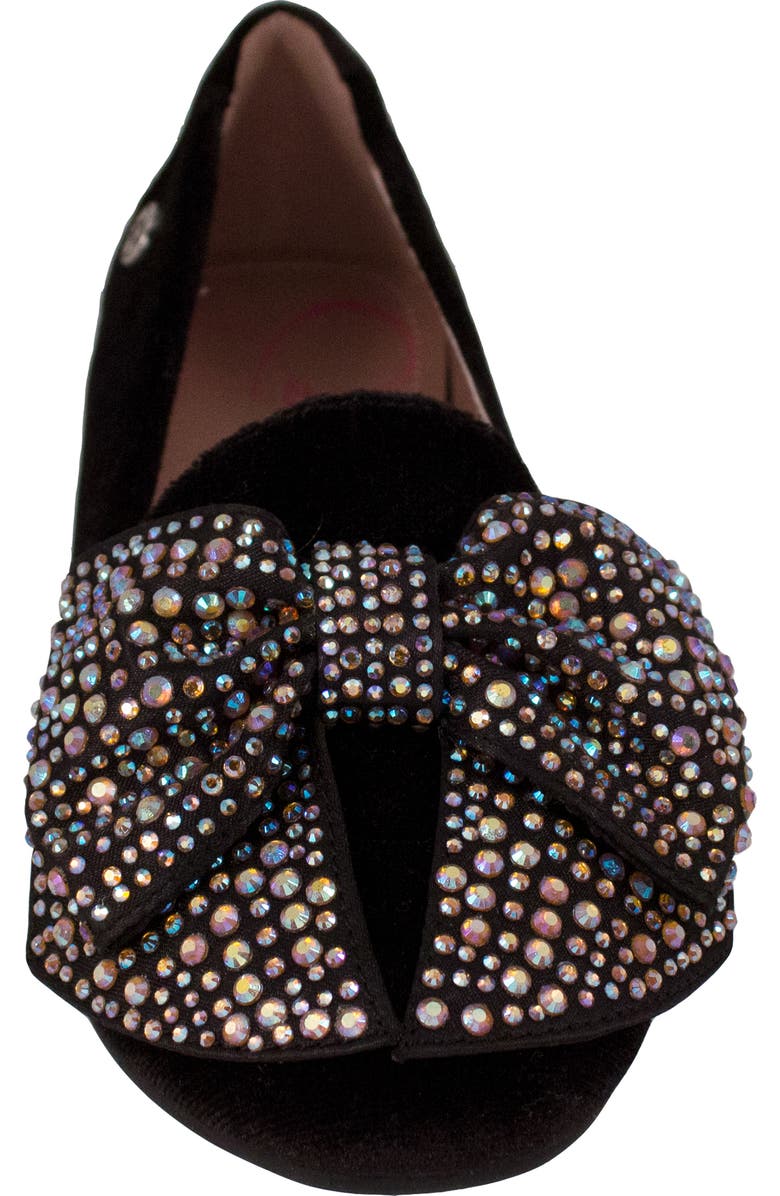 Jessica Simpson Crystal Bow Flat, Alternate, color,