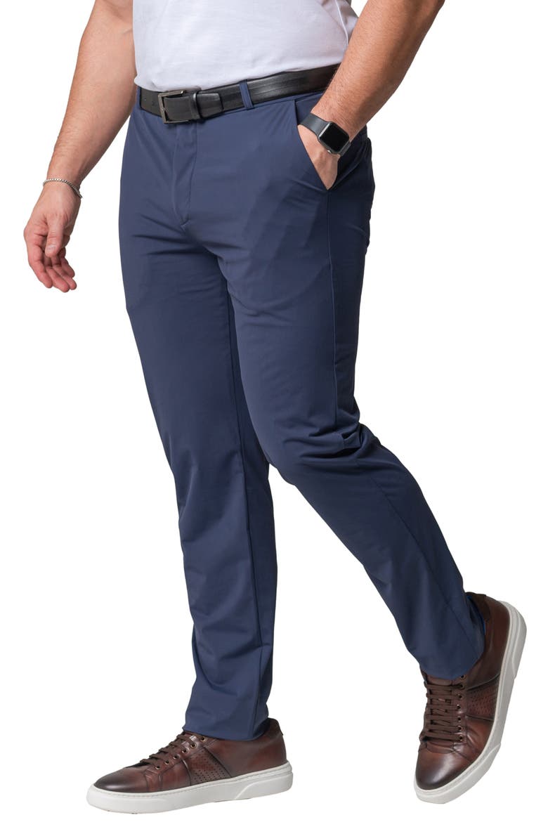 Sun Mid Slim Fit Pants, Alternate, color, BLUE